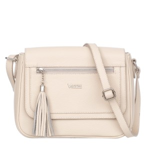 Torebka Skórzana Listonoszka Vezze Baia Ecru