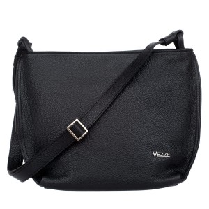 Torebka Skórzana Vezze Vettore Czarna