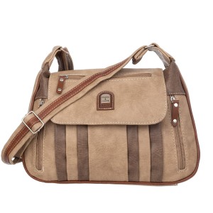 Średnia Torebka Damska Charm&Shape na ramię Beżowa