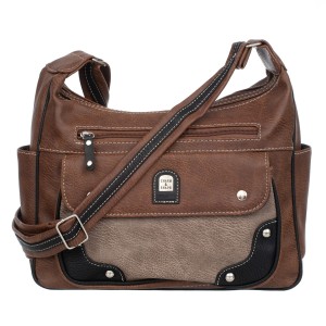 Średnia Torebka Damska Charm&Shape na ramię Brązowa