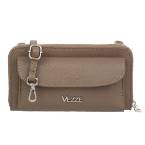 Torebka na telefon Skórzana Vezze Amico Taupe