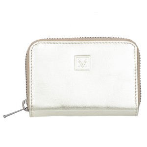 Etui Skórzane na karty dokumenty wizytówki VerMari Banjo Jasne Złoto