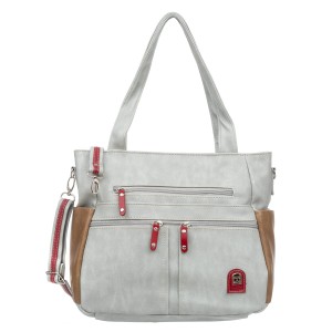 Duża Torebka Damska Charm&Shape na ramię Szara