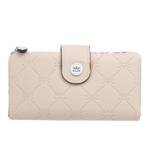 Portfel damski Eslee Natura Pikowany Beżowy