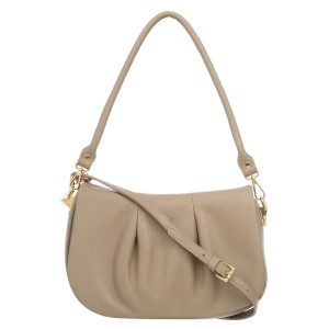 Torebka Damska Skórzana Vezze Alato Beżowa