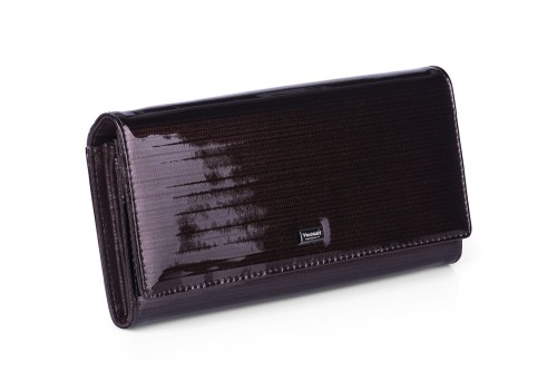 Portfel damski Skórzany VerMari Na Magnes Brązowy (4).jpg