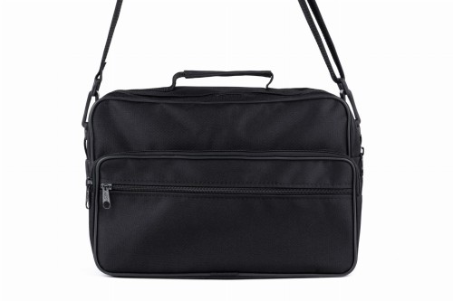 Torba męska pozioma Bartus Czarna