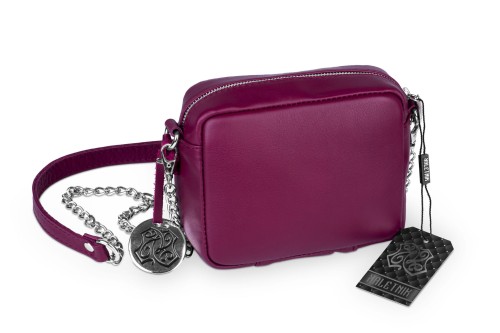 Torebka Skórzana Kaletnik Balena Bordowa