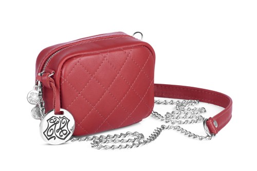 Torebka Skórzana Kaletnik Lanka Czerwona