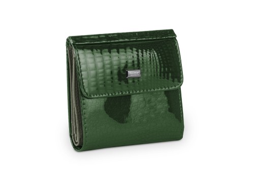 Portfel damski Skórzany VerMari RFID Ochrona kart Zielony (3).jpg