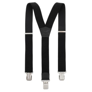Mocne Szerokie Szelki 4 cm Topgal Y Gruby Ścieg Czarne