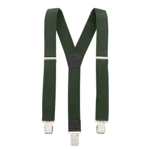 Mocne Szerokie Szelki 4 cm Topgal Y Gruby Ścieg Zielone