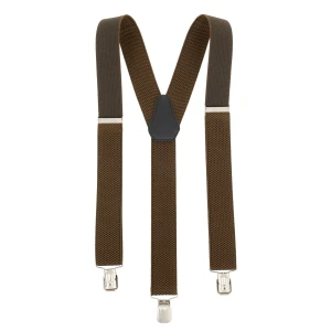Mocne Szelki 3,5 cm Topgal Y Gruby Ścieg Choco