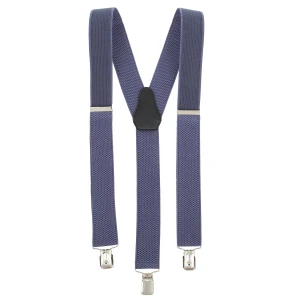 Mocne Szelki 3,5 cm Topgal Y Gruby Ścieg Jeans