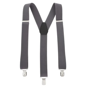 Mocne Szelki 3,5 cm Topgal Y Gładkie Szare