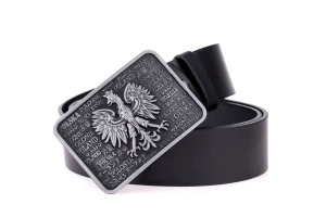 Pasek męski skórzany Kaletnik Polski Orzeł 4 cm