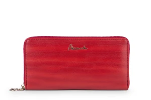 Portfel damski Skórzany Alessandro Paoli Czerwony