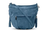 Torba Skórzana Vera Pelle Victoria Zamszowa Jeans