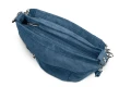 Torba Skórzana Vera Pelle Victoria Zamszowa Jeans