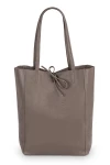Torba Skórzana Vera Pelle Corda Taupe
