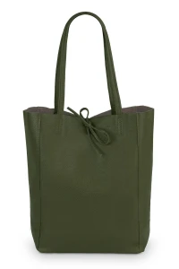 Torba Skórzana Vera Pelle Corda Khaki