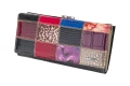 portfel damski, julia rosso, skóra naturalna, patchwork