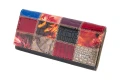portfel damski, julia rosso, skóra naturalna, patchwork