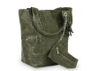 Torba Skórzana Vera Pelle Łuski Worek Khaki (2).jpg