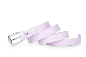 Pasek damski klasyczny różowy mat 2 cm