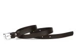 Pasek damski klasyczny choco mat 2 cm