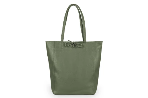 Torba Skórzana Vera Pelle Worek Khaki (1).jpg