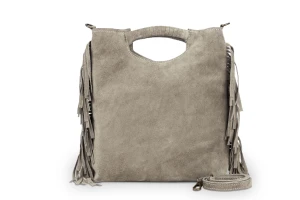 Torebka Skórzana Vera Pelle Dakota Taupe
