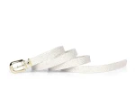 Pasek damski klasyczny perlisty złoty 1,5 cm