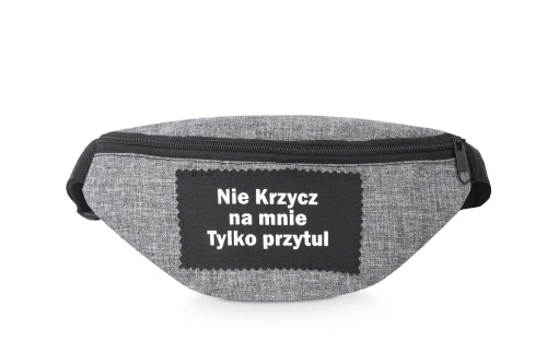Nerka, saszetka nieprzemakalna, ochronna, Nie krzycz na mnie Tylko przytul