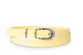 Pasek damski klasyczny bananowy lakier 1,5 cm (2).jpg