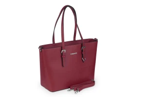 Torebka Damska  Flora&Co Saffiano Czerwona