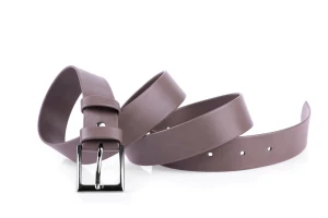 Pasek damski klasyczny taupe mat 3 cm