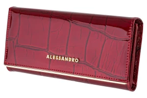 Portfel damski Alessandro Paoli 3422 Czerwony