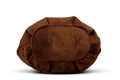 Torba Skórzana Vera Pelle Zamszowy Worek Brązowa