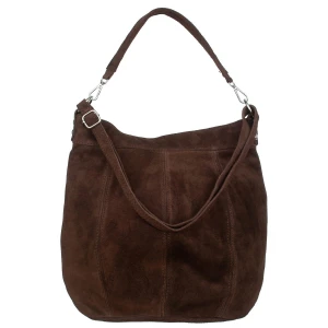 Worek Zamszowy Vera Pelle Botte Choco