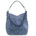 Worek Zamszowy Vera Pelle Botte Stalowy