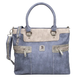 Duża Torebka Damska Charm&Shape na ramię Jeans