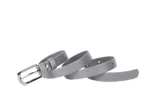 Pasek damski klasyczny szary mat 2 cm