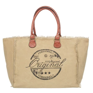 Torba Weekendowa Plażowa Shopperka Vivi Paris Khaki