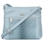 Torebka Skórzana Vezze Selvaggia Baby Blue