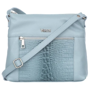 Torebka Skórzana Vezze Selvaggia Baby Blue