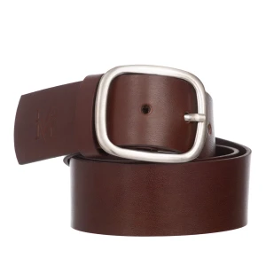 Klasyczny Pasek Damski VerMari Skórzany Choco 4 cm