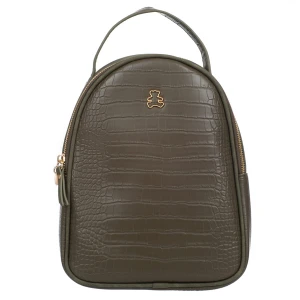 Plecak Damski Lulu Castagnette Umbert Croco Khaki