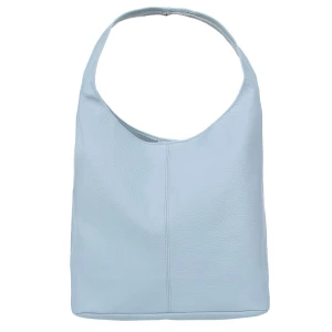 Torba Skórzana Worek Vera Pelle Rossina Baby Blue