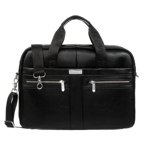 Torba Skórzana Reverse na Laptop 15.6 Czarna